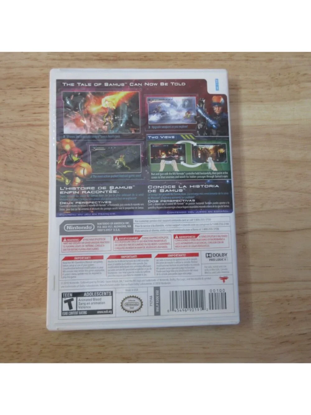 Metroid: Other M Nintendo Wii Game w/Case (No Manual)
